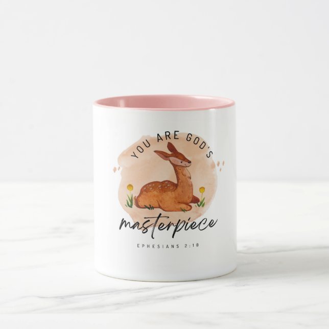Tasse cadeau chrétien | Vous êtes le chef-d'œuvre  (Centre)
