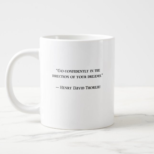 Tasse Cadeau de Citation Motivante et Inspirante d (Gauche)