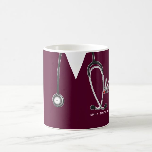 Tasse Cadeau Infirmière Personnalisée (Centre)
