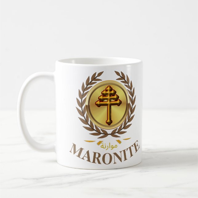 Tasse Cadeau MARONITE (Croix officielle) (Gauche)