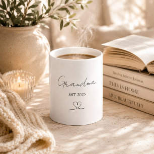Tasse Cadeau Personnalisée Grand-Mère Année de Déb