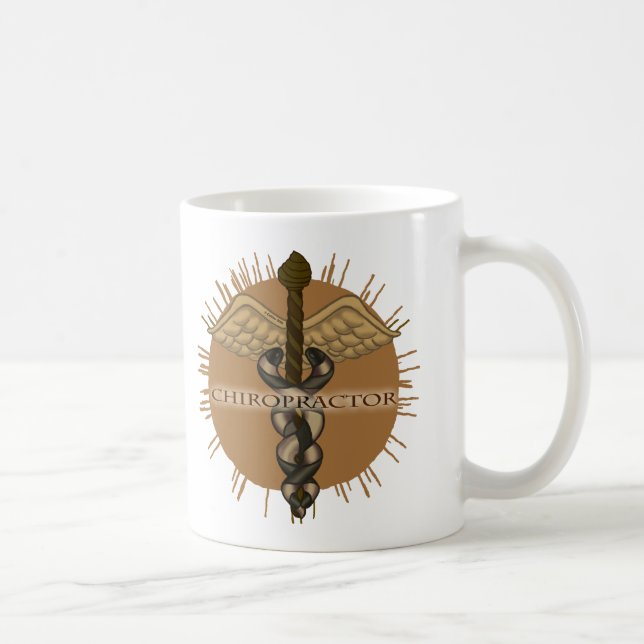 Tasse Caducée chiropraticien (Droite)