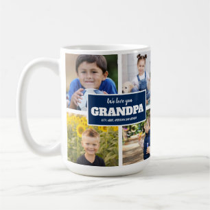 Tasse Café Bleu Marine 4 Photos Nous Vous Aimons P