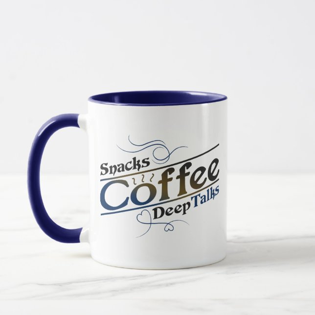 Tasse Café Conversation Profonde pour les Amoureux (Gauche)