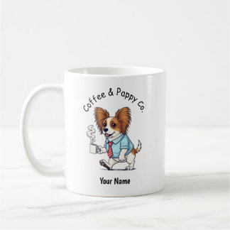 Tasse Café Costume D'affaires Drôle de Papillon