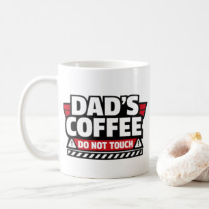 Tasse 'Café de Papa Ne Touchez Pas' 