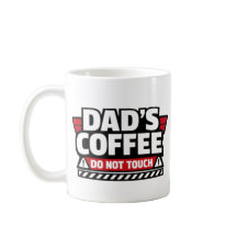 Tasse 'Café de Papa Ne Touchez Pas'