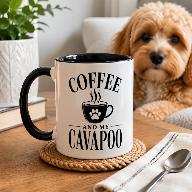 Tasse Café et Mon Cavapoo pour les Amoureux de Chi (Créateur téléchargé)
