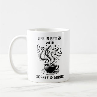 Tasse Café et Musique
