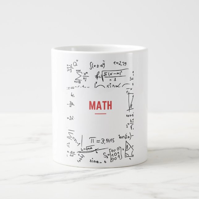 Tasse café exemple maths académie École  (Devant)