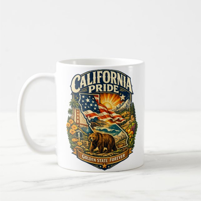 Tasse California Pride Golden State Forever (Gauche)