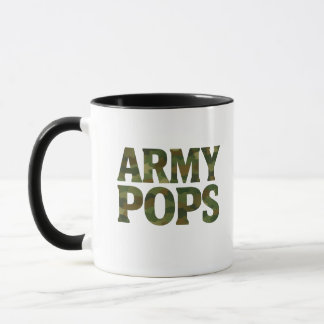 Tasse camouflage "ARMY POPS" | Grand-père papa mil
