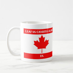 Tasse canadienne de feuille