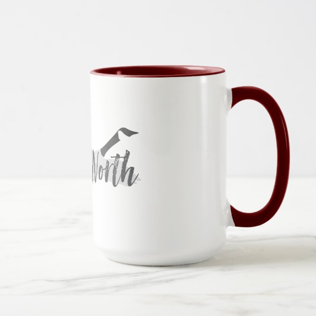 Tasse canadienne de nord vrai d'oie du Canada (Droite)