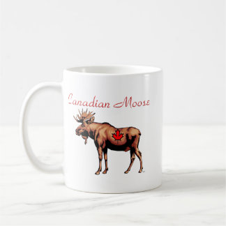 Tasse canadienne d'orignaux