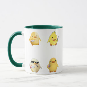Tasse Canard Tenant un Couteau pour Fans de Memes 