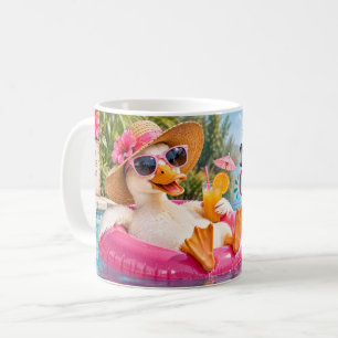 Tasse Canard Vivant Ma Meilleure Vie de Coin-Coin
