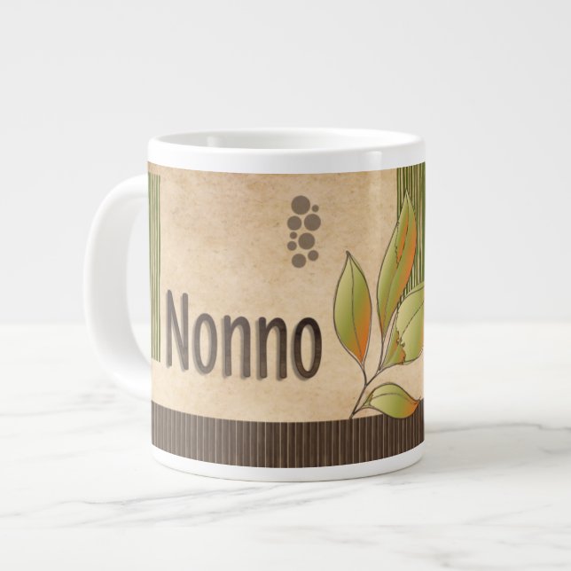 Tasse Caneca De Café Grande NONNO Vintage (Devant gauche)
