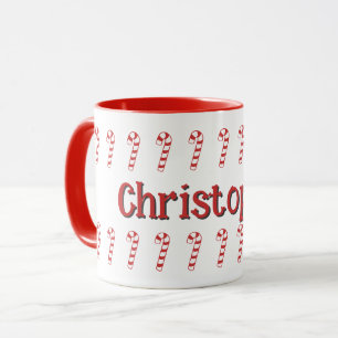Tasse - Canneberges rouges avec nom