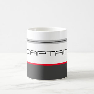 Tasse Capitaine pour Amoureux de Bateau à Moteur