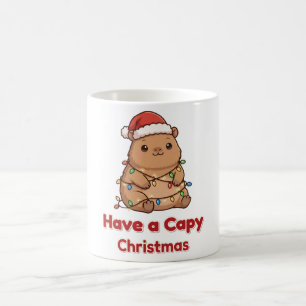 Tasse Capy Noël Capybara Lumières
