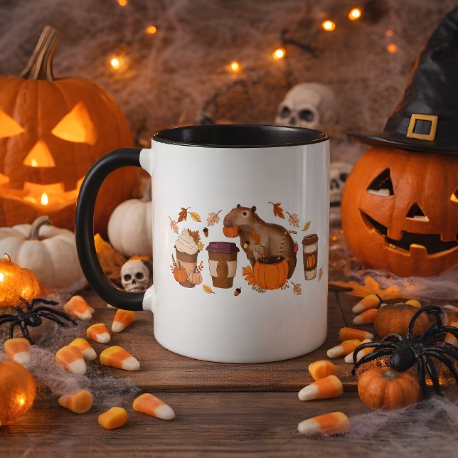 Tasse Capybara automne (Créateur téléchargé)