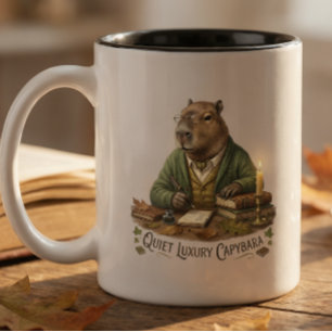 Tasse Capybara de Lecture – Mug Café pour Amoureux