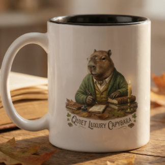 Tasse Capybara de Lecture – Mug Café pour Amoureux
