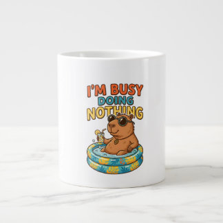 Tasse Capybara Drôle de Je Suis Occupé à Ne Rien F