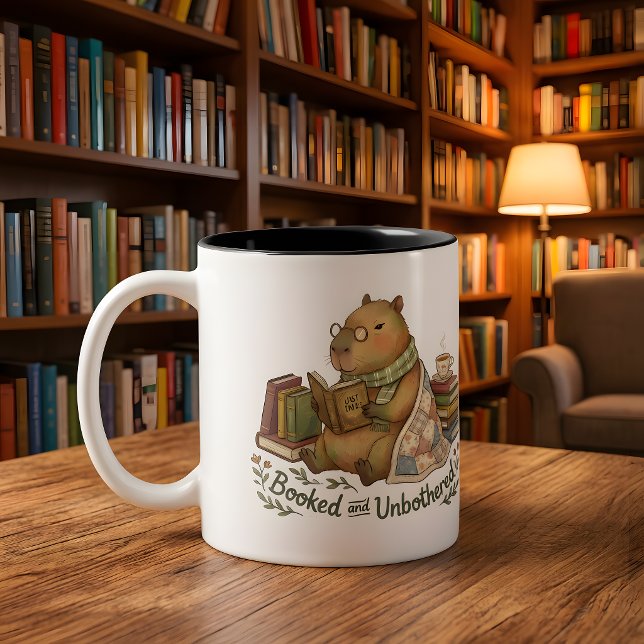 Tasse Capybara Lecture – Mug Tasse Café pour Amour (Créateur téléchargé)