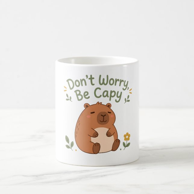 Tasse Capybara Mignon 'Ne T'inquiète Pas Sois Capy (Centre)