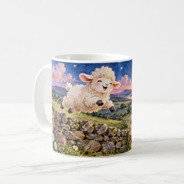 Tasse Cardio à Compter les Moutons (Devant gauche)