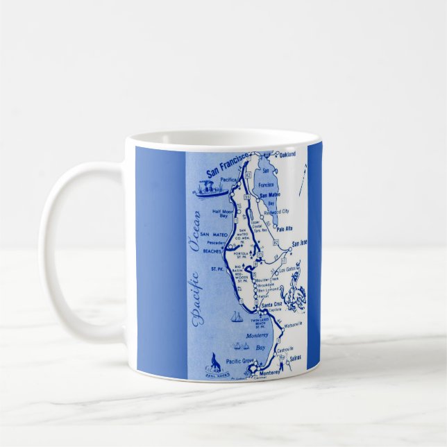Tasse Carmel à San Francisco (Gauche)