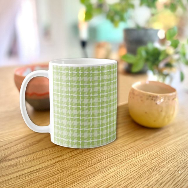 Tasse carreaux verts (Créateur téléchargé)