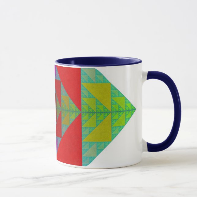 Tasse carrée de RVB Sierpinski (Droite)