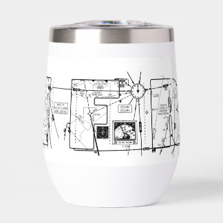 Tasse carte aéronautique IFR