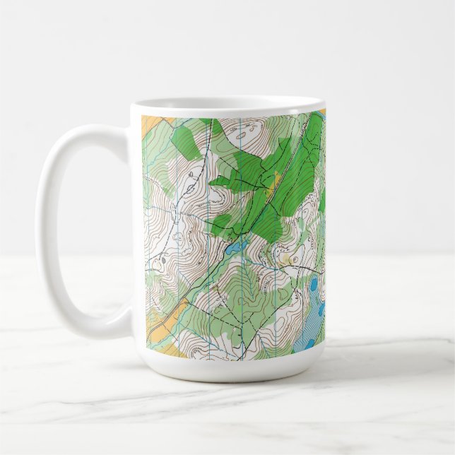 Tasse - Carte de course d'orientation1 (Gauche)