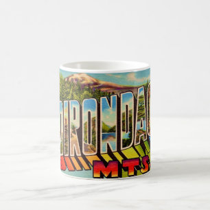 Tasse carte postale des monts Adirondack