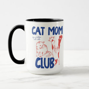 Tasse Cat Mom, Cat Mama, Comfort Colors