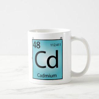 Tasse (Cd) d'élément de cadmium