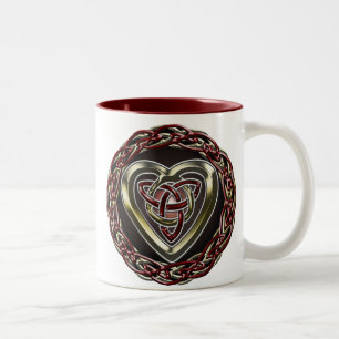 Tasse celtique de coeur