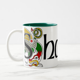 Tasse celtique de dragon de Shanley
