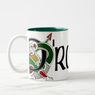 Tasse celtique de dragon d'O'Rourke