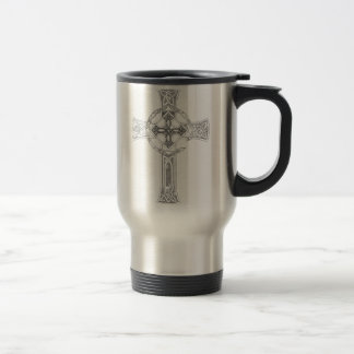 Tasse celtique de voyage de "croix" de recherche
