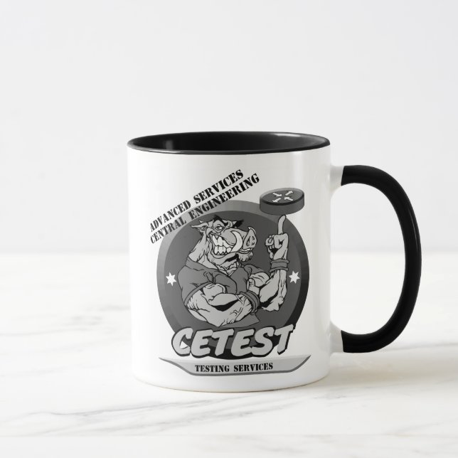Tasse centrale d'essai d'ingénierie (Droite)