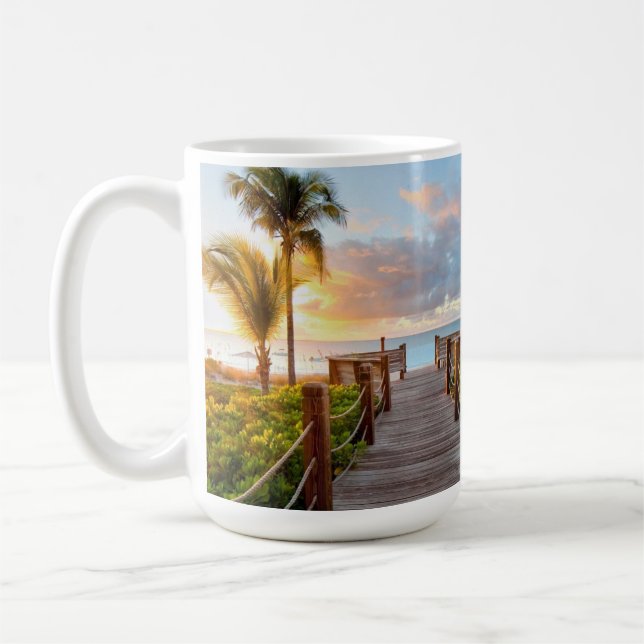 Tasse céramique Tropical Sunrise Boardwalk 45cl (Gauche)