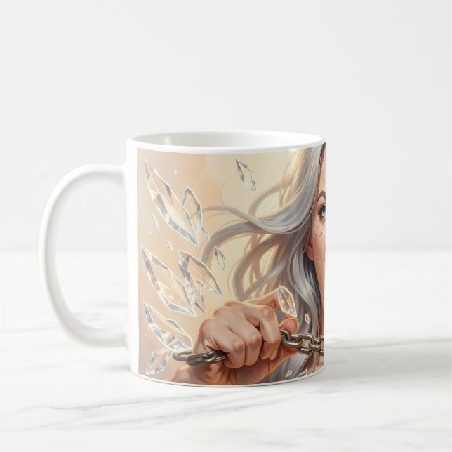 Tasse Chaîne de Cristal Brisée Libérée (Gauche)