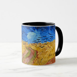 Tasse Champ de blé de Van Gogh avec corbeaux