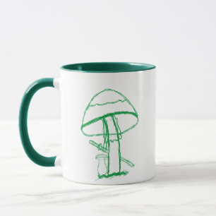 Tasse Champignon Gangster Avec Un Katana
