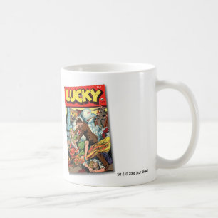 Tasse chanceuse de bandes dessinées